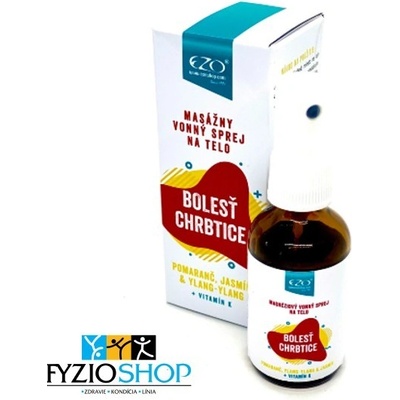 EZO Masážny vonný sprej na telo – Bolesť chrbtice 50 ml