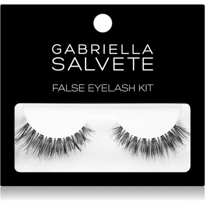 Gabriella Salvete False Eyelash Kit изкуствени мигли с лепило тип Basic Black