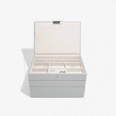 Stackers šperkovnice 3v1 Pebble Grey Classic Set šedá 74497