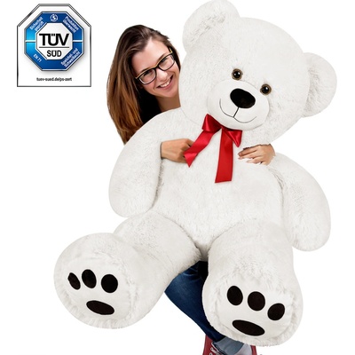 Jurhan & Co.KG Germany Veľký biely medveď XL 100 cm
