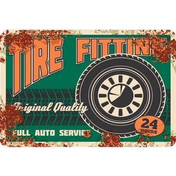 Ceduľa Tire Fitting