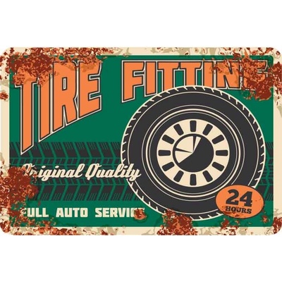 Ceduľa Tire Fitting