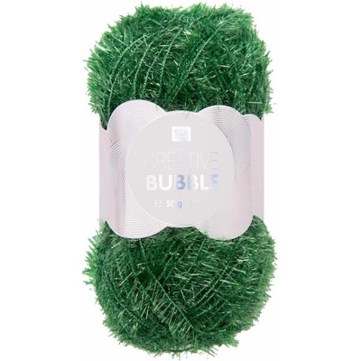 Rico design háčkovací příze na výrobu žínek Creative Bubble odstín 019 zelená - 1 ks