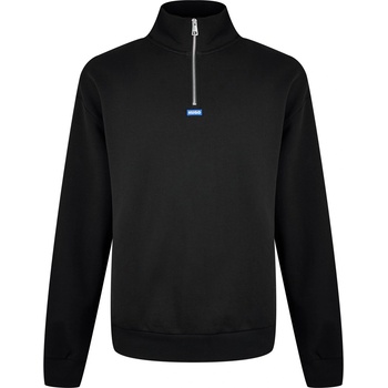 Image 1 of HUGO BOSS Поларена блуза Hugo Men's Quarter-Zip Fleece Top - Black 001