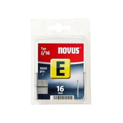 Hřebíky "E" typ J, délka 19 mm, 1000 ks, Novus