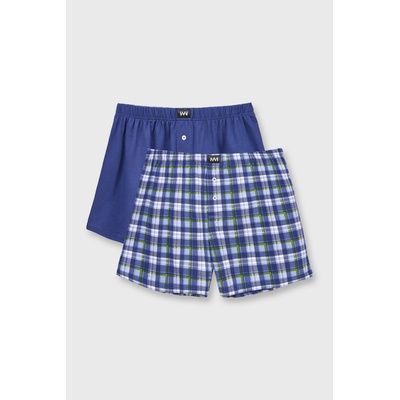 MEN-A 2PACK памучни шорти MEN-A Kolombo (2pATXmen_004_tre)