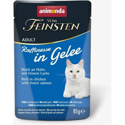 Animonda Vom Feinsten Raffin Gelee s kuřecím a lososovým masem 24x85 g