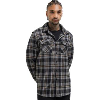 KILLSTAR мъжка риза KILLSTAR - Burning Light - Черно/Сиво - KSRA011766