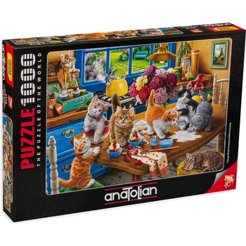 Anatolian Пъзел Anatolian от 1000 части - Котенца в кухнята (P1114)
