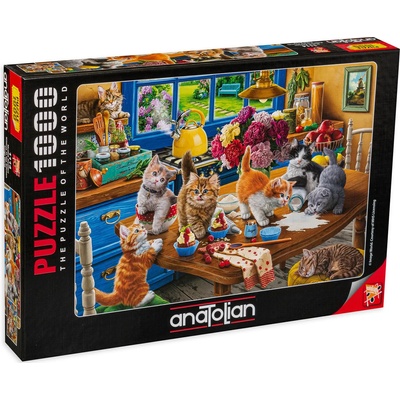 Anatolian Пъзел Anatolian от 1000 части - Котенца в кухнята (P1114)