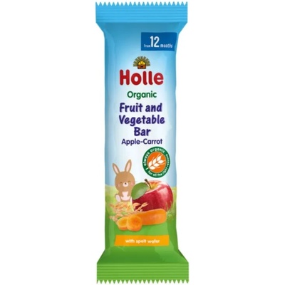 Holle Барче плодово зеленчуково ябълка и морков 25г