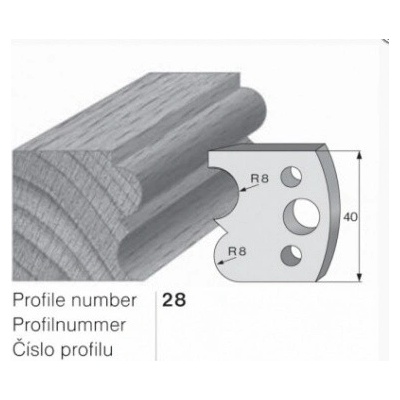 IGM profil 028 - pár omezovačů 40x4mm SP
