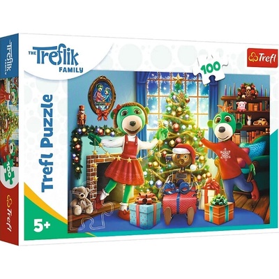 Trefl Zimní Treflíci vianočné 100 dielov
