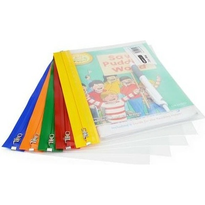 Obálka na zips, A5, RAPESCO, "Zippi", mix farieb