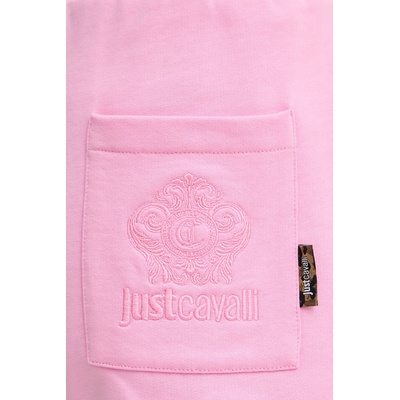 Just Cavalli Памучен къс панталон Just Cavalli (80PADE15.CF100)