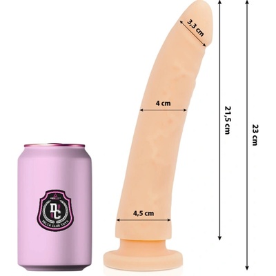 Delta club toys natural dildo medical silicone 23 cm