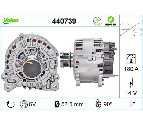 Alternátor VALEO 440739
