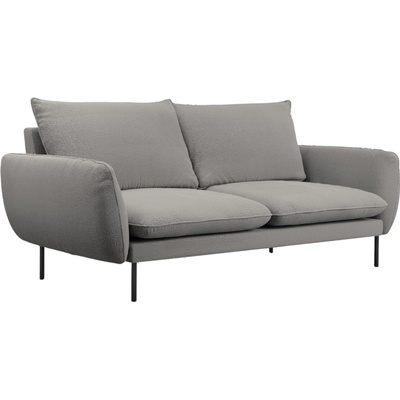 Cosmopolitan Design Šedá bouclé trojmístná pohovka Vienna 200 cm