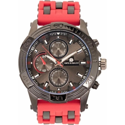 Cipo & Baxx CZ102 RED-BLACK Červená