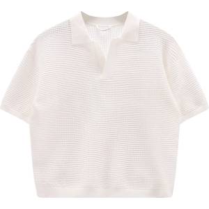 Jeanne Baret Дамска поло тениска Jeanne Baret Women's Saffron Polo Shirt - B. Co Gesso / White - размер 38 (EU) (916-6703-0112)