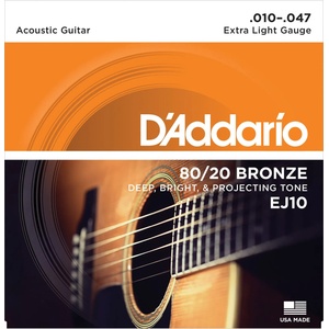 D'Addario EJ10 Струни за акустична китара (EJ10)