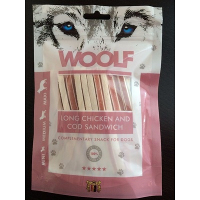 WOOLF Chicken and Pollock Sandwich LONG 100 g