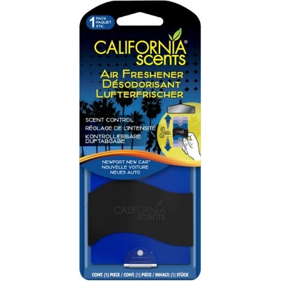 California Scents Paper Air Freshener - Newport New Car - Nové auto