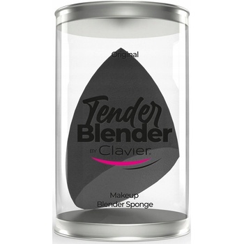 Clavier Špongia na líčenie Tender Blender skosená čierna