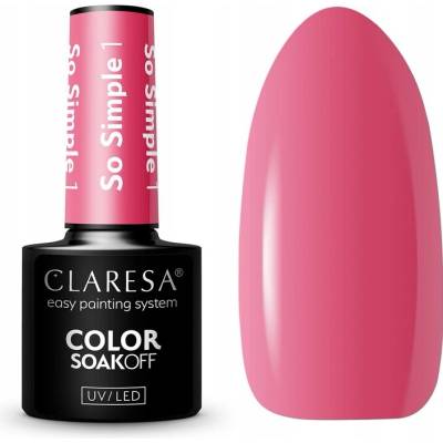 Claresa Hybridní lak na nehty Manicure UV/LED 5g - So Simple 1