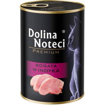 Dolina Noteci Premium за котки, богат на пуйка, 400 г