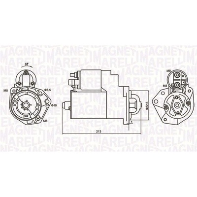 Štartér MAGNETI MARELLI MQS880