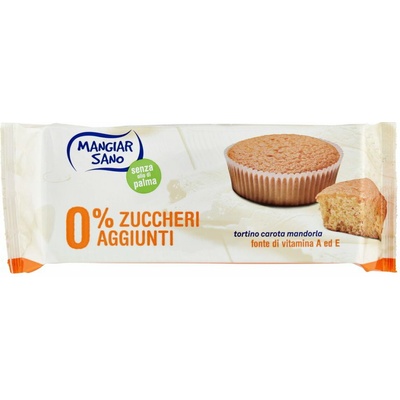 Mangiar sano mrkvovo mandľový koláč bez cukru 180 g