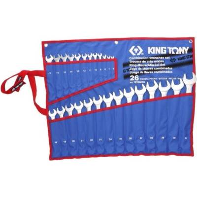 King Ton Sada plochých klíčů s očkem 6-32 KT-1226MRN