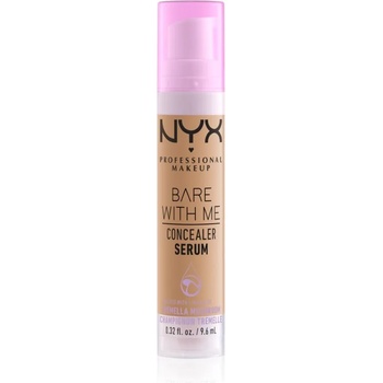 NYX Cosmetics Bare With Me Concealer Serum овлажняващ коректор 2 в 1 цвят 07 Medium 9, 6ml