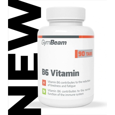 GymBeam Vitamín B6 pyridoxín 90 tabliet