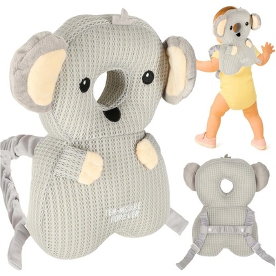 KIK Bezpečnostní batoh Koala - ochranný polštář s opěrkou hlavy pro učení chůze