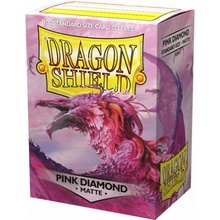 Dragon Shield obaly Protector diamantově růžové matné 100 ks