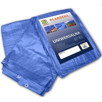 Promodos line nepromokavá plachta 4 x 6 m modrá 60g / m2 dvojitá výstuž kovové oká