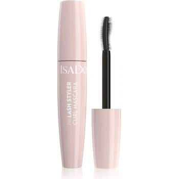 IsaDora Lash Styler Curl Mascara спирала с въртяща се четка цвят 50 Black 10ml