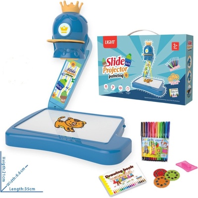 Respelen Dětský projektor na malování Dinosaurus Modrá