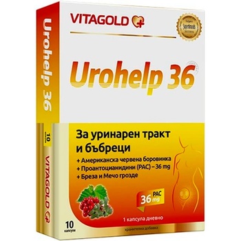 Vitagold Urohelp 36, 10 капсули, Vitagold (V77)