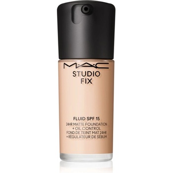 MAC Cosmetics Studio Fix Fluid SPF 15 24HR Matte Foundation + Oil Control матиращ фон дьо тен SPF 15 цвят NC10 30ml