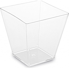 Wimex Fingerfood kelímek PS hranatý čirý 59 x 59 x 54 mm 100ml