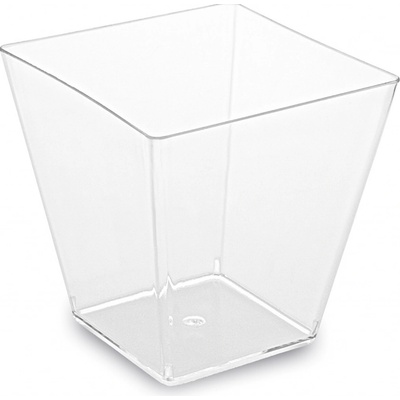 Wimex Fingerfood kelímek PS hranatý čirý 59 x 59 x 54 mm 100ml – Zboží Dáma
