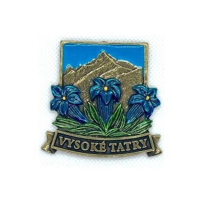 Vysoké Tatry Magnetka Kvet - Handmade