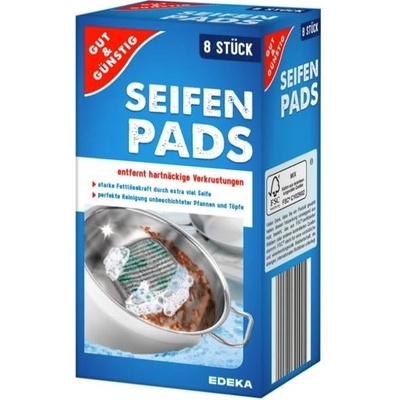 Gut & Gunsting Seifen pads špongia na hrnce 8 ks