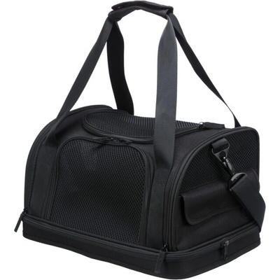 TRIXIE Airline Carrier Fly - Транспортна чанта за кучета и други малки любимци до 7 кг. , 28x25x45 см. - черна