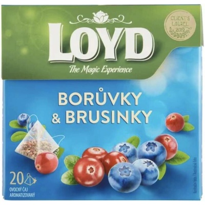 Loyd čaj borůvky brusinky pyramidový 20 x 2 g