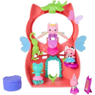 Gabby's Dollhouse Игрален комплект Gabby's Dollhouse - Fairylandia, Котето Фея, 12 части (6075567)