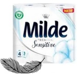 Milde бяла тоалетна хартия 4бр. sensitive (Mi78-63)